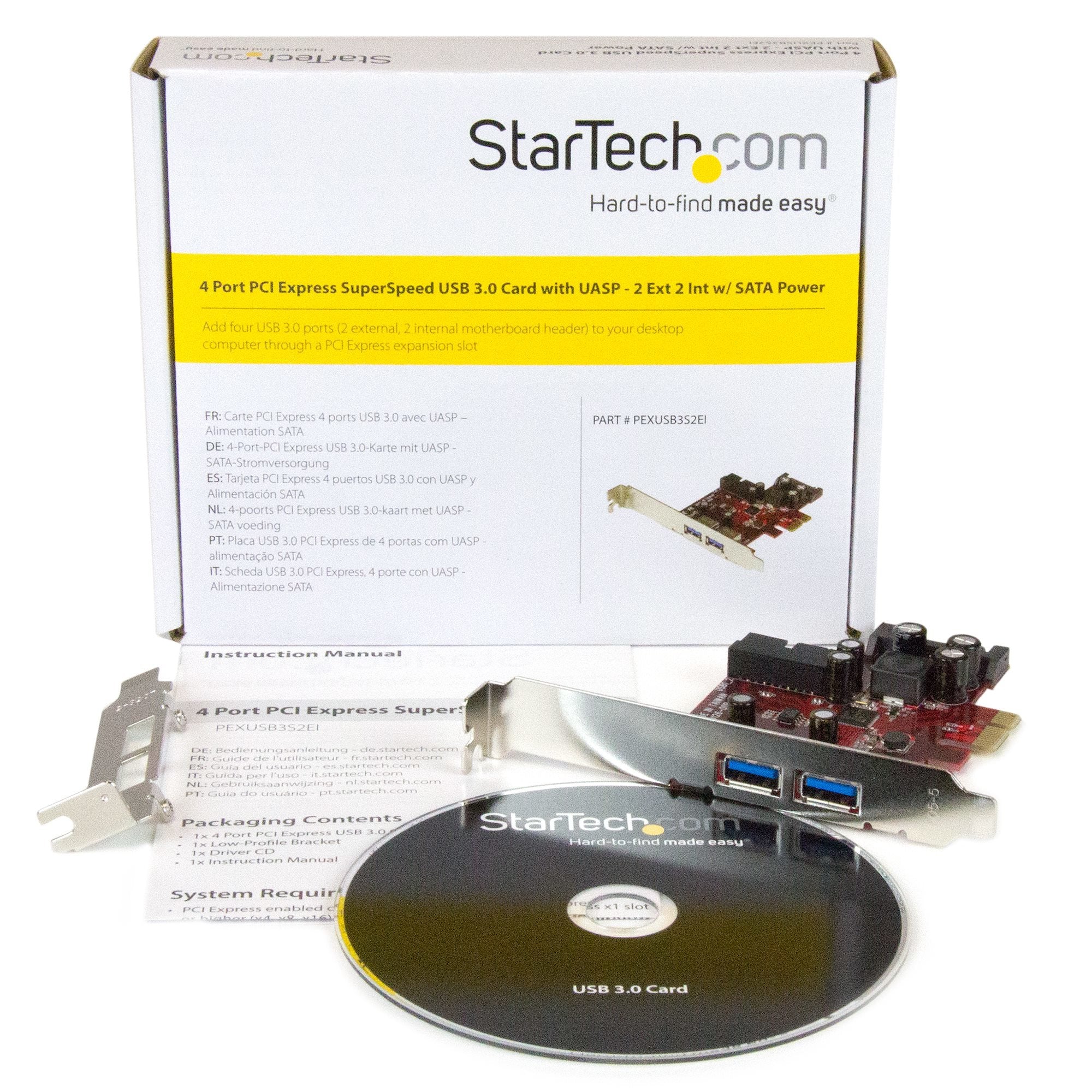 EAN 0065030860338 - StarTech.com PEXUSB3S2EI tarjeta y adaptador de interfaz Interno SATA, USB 3.2 Gen 1 (3.1 Gen 1) imagen 5