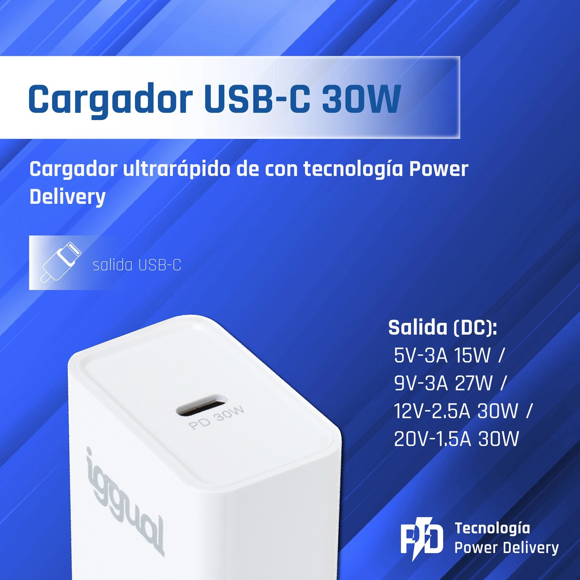 EAN 8435364318317 - iggual IGG318317 cargador de dispositivo móvil Universal Blanco Corriente alterna Interior imagen 3