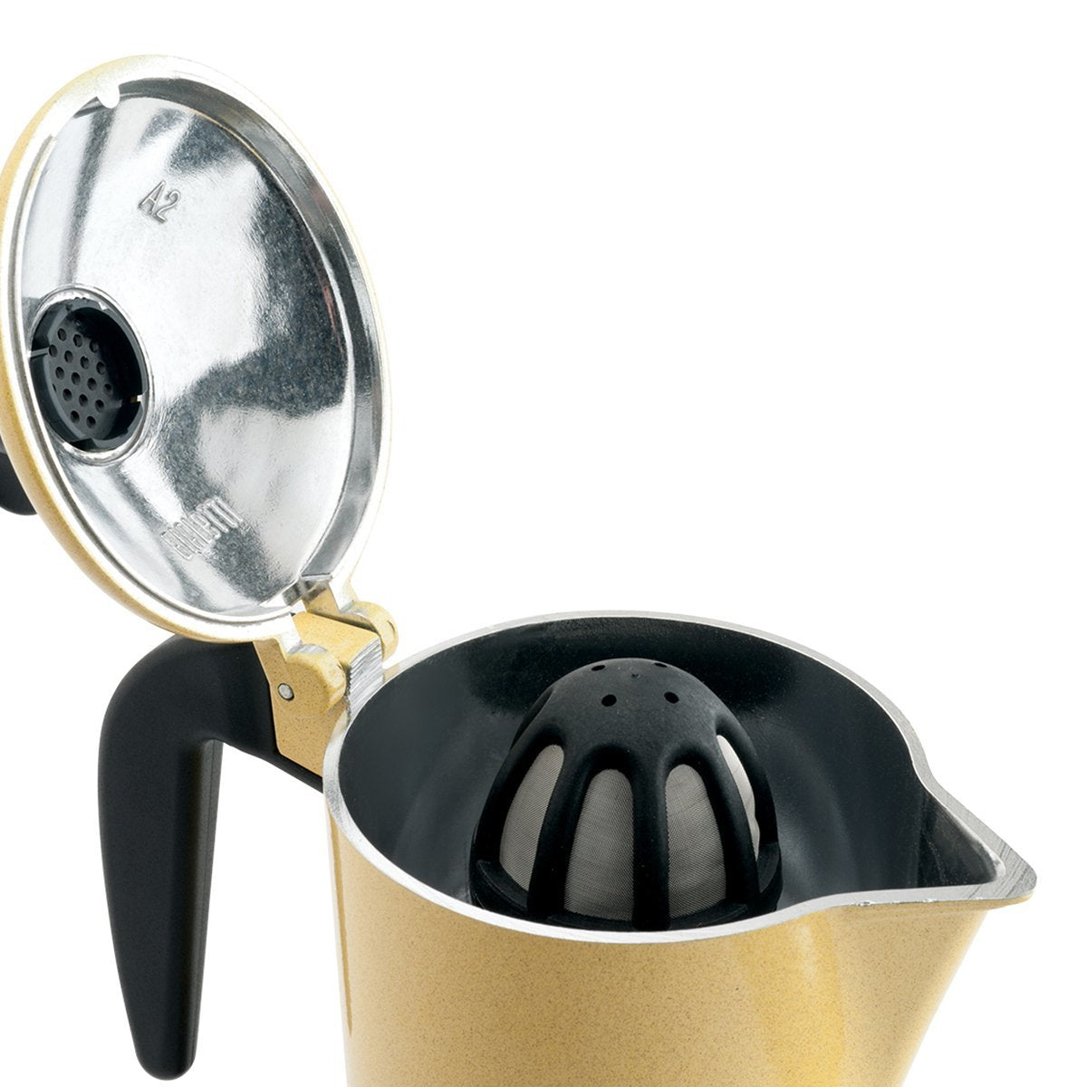 Cafetera Bialetti Orzo Express Italiana Negro, Amarillo