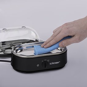 Cloer 6080 - Eierkocher - 350 W - Negro