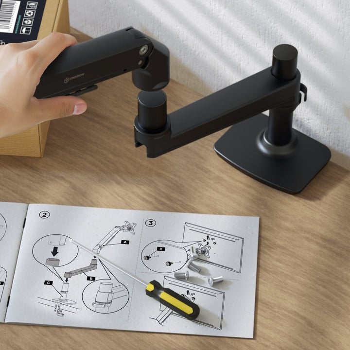 EAN 4262392442202 - ONKRON 96,5 cm (38") Escritorio Negro imagen 5