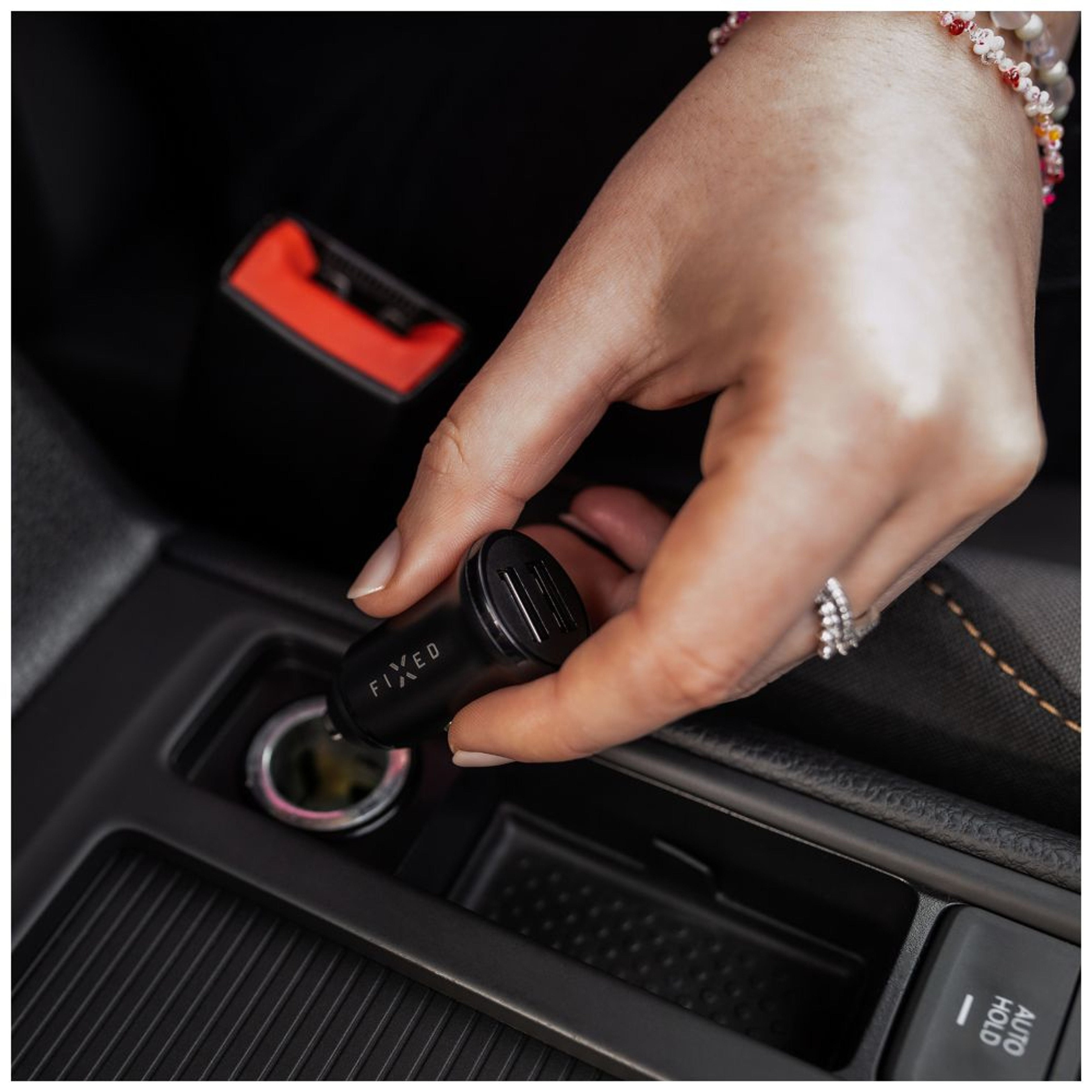 EAN 8591680164585 - FIXED FIXCC15N-2U-BK cargador de dispositivo móvil Universal Negro Encendedor de cigarrillos Auto imagen 7