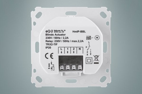 Homematic Ip Actuador De Persiana Smart Home Para Interruptores De Marca (Hmip-Bbl) 151333a0