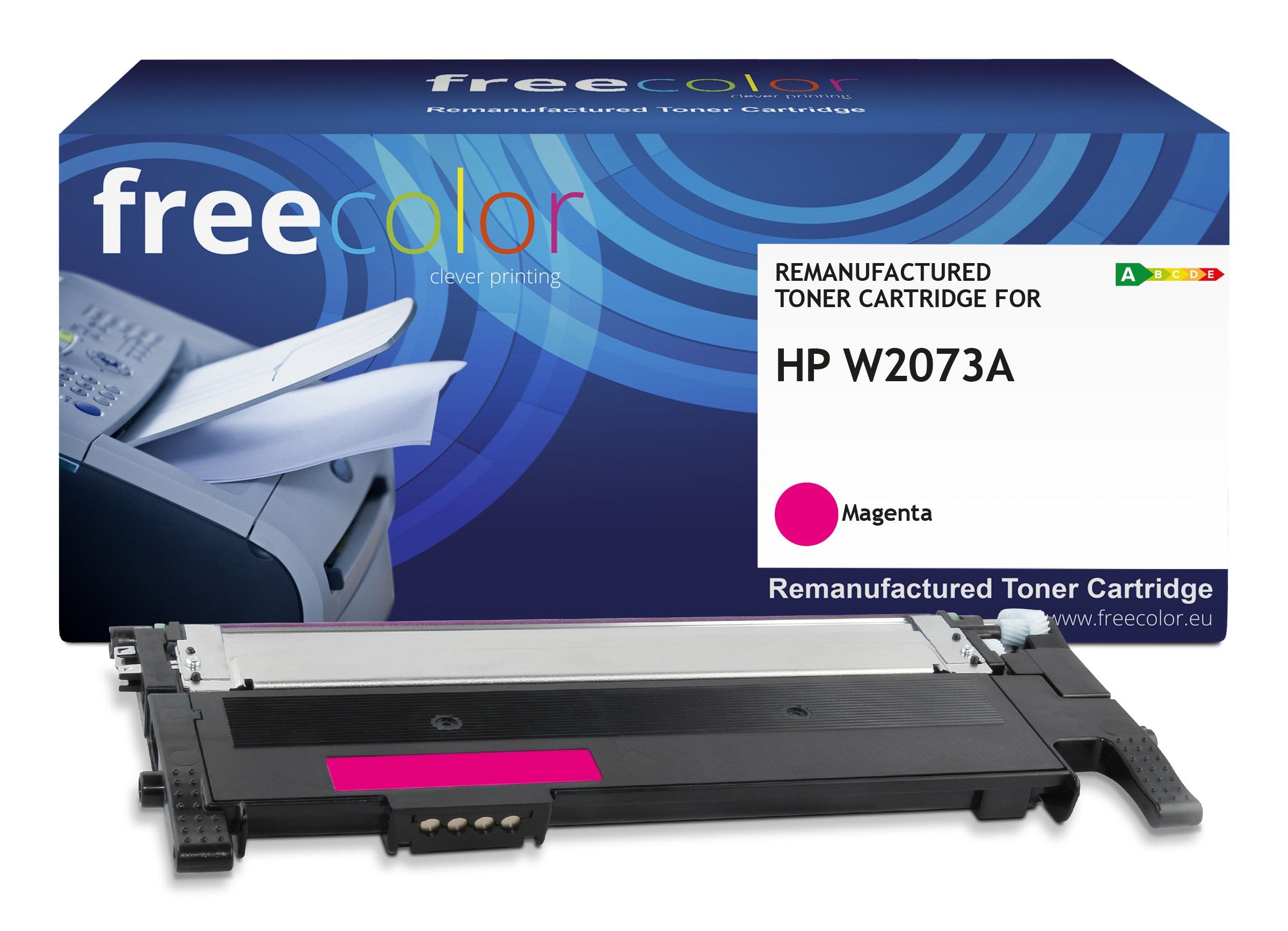 Freecolor Toner Hp W2073a Magenta Con Chip 1000p Compatible