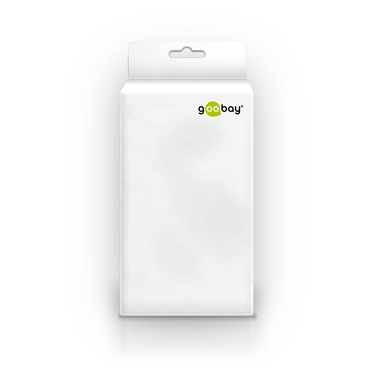 Goobay Powerbank 10.000 Mah, Integriertes Usb-C Cable 13cm, 20 Watt (Negro, 10 Ah, 1x Usb-A, 2x Usb-C, Pd, Qc) 76251