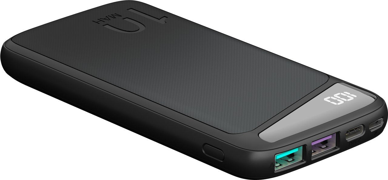 Goobay Powerbank Carga Rápida 10.000 Mah 53936 Negro