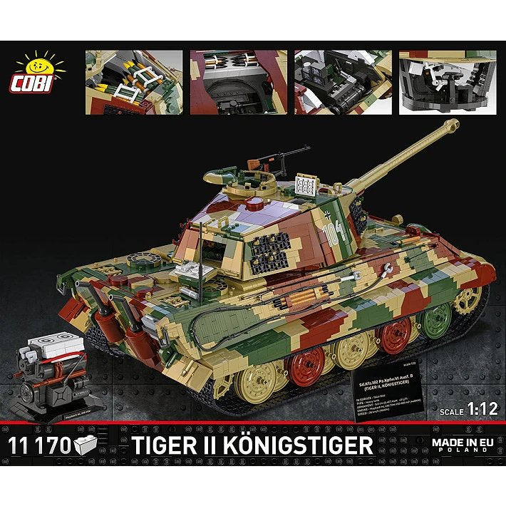 Cobi Tiger Ii King Tiger, Juguete De Construcción Escala 1:12 Cobi-2808