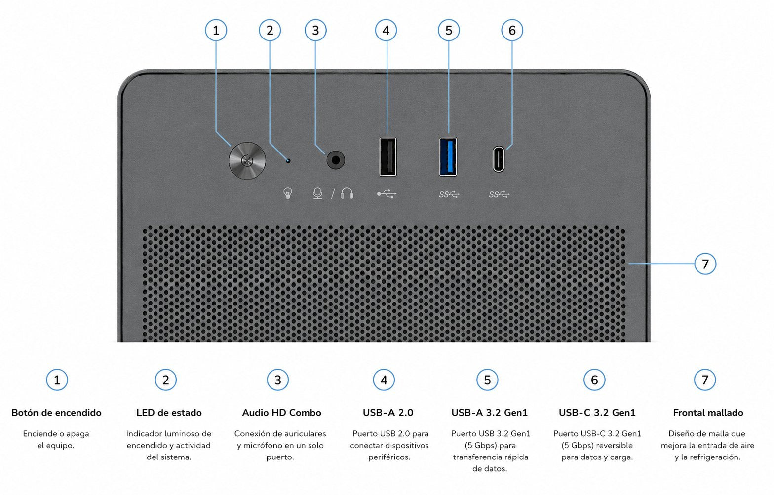 Caja Semitorre Atx M100 Negro Coolbox