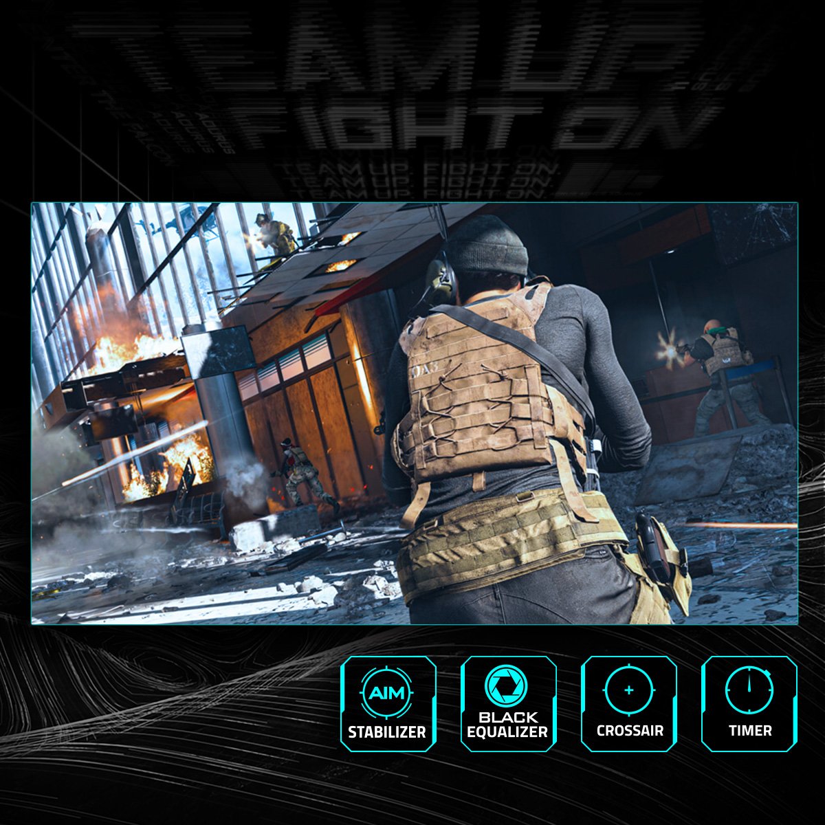 Monitor Gaming Gigabyte  31.5"  Gs32qca Ek