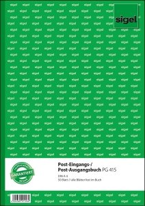 Sigel Buch Para Posteingang-/Salida - 50 Hoja - A4 (210 X 297 Mm)