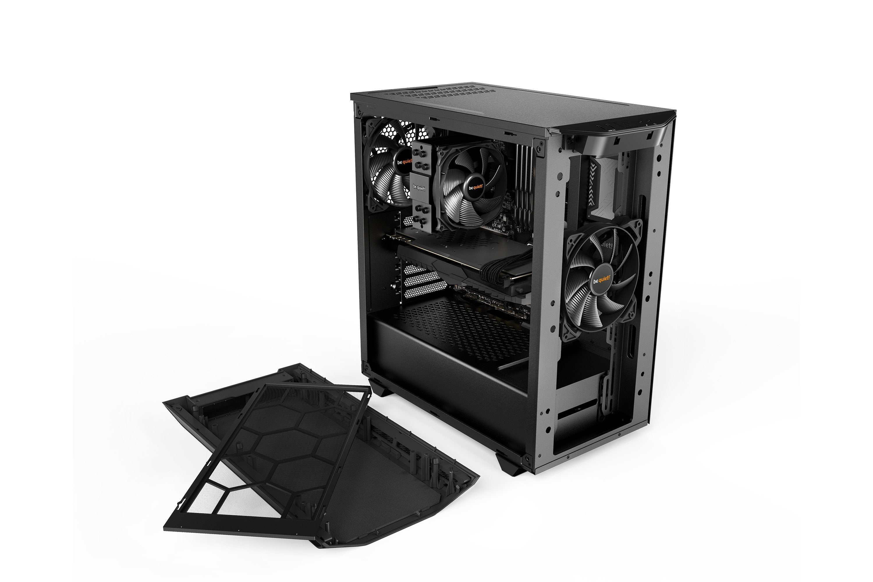 Caja Pc Be Quiet!  Pure Base 500 Window, Tower-Gehäuse Schwarz, Window-Kit