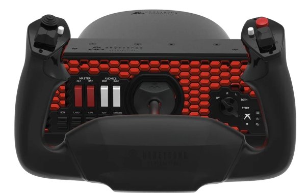 Controles De Vuelo Alfa Aeronáutico Honey Controles Xpc, Yoke Schwarz 4039621003653.0