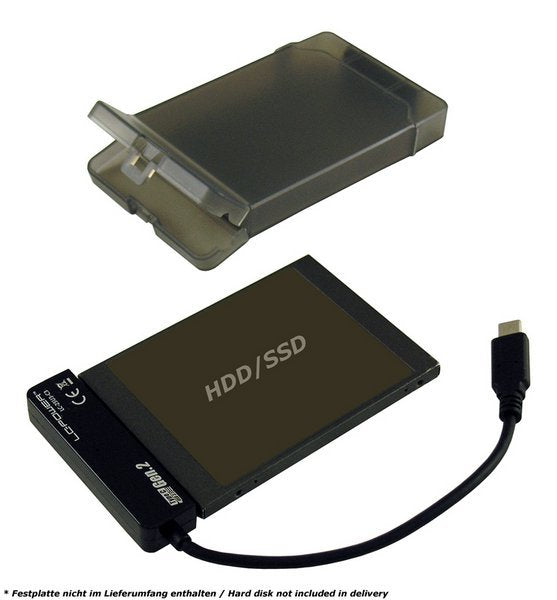 EAN 4260070126611 - LC-Power LC-25U3-C3 caja para disco duro externo Carcasa de disco duro/SSD Negro, Transparente 2.5" imagen 3
