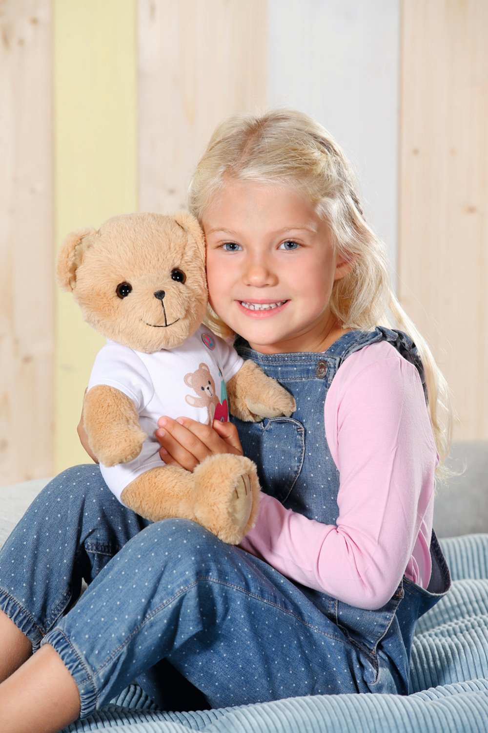 Muñeco Peluche Osito Blanco Baby Born 36cm