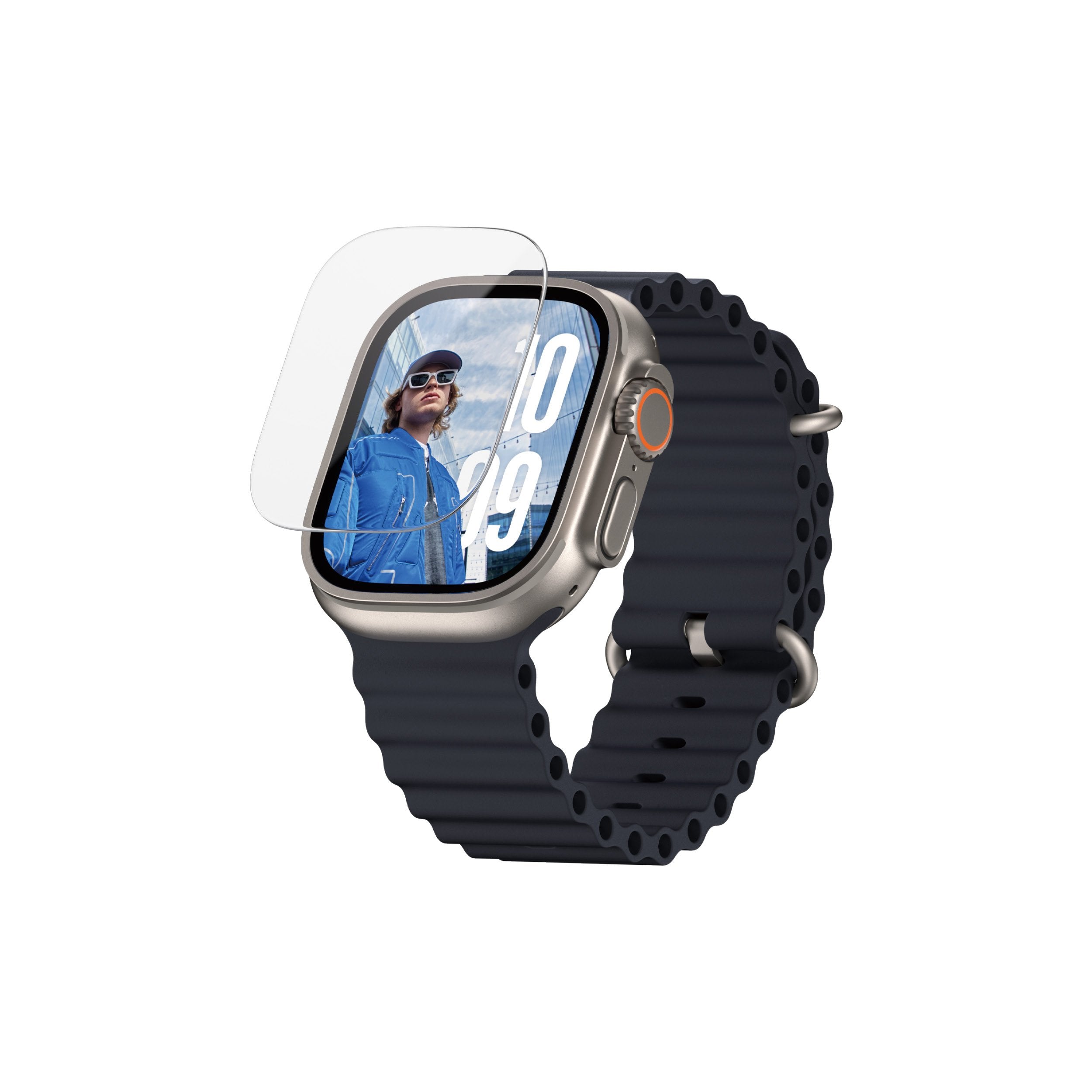 Screenprotect Apple Watch 24 Ultra - Wide Fit