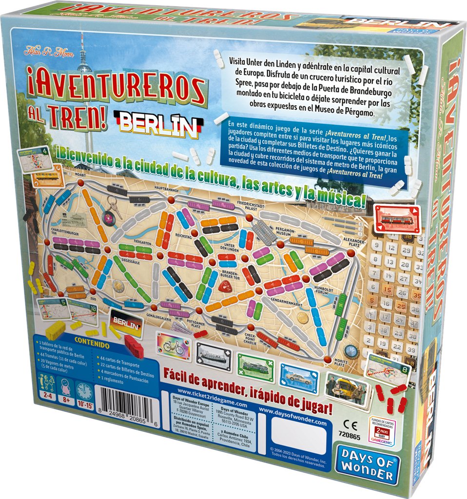 Juego De Mesa ¡Aventureros Al Tren! Berlín Pegi 8