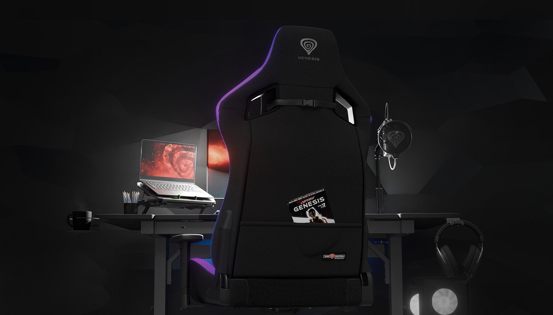 Silla Gaming Genesis Trit 660 Rgb Negra