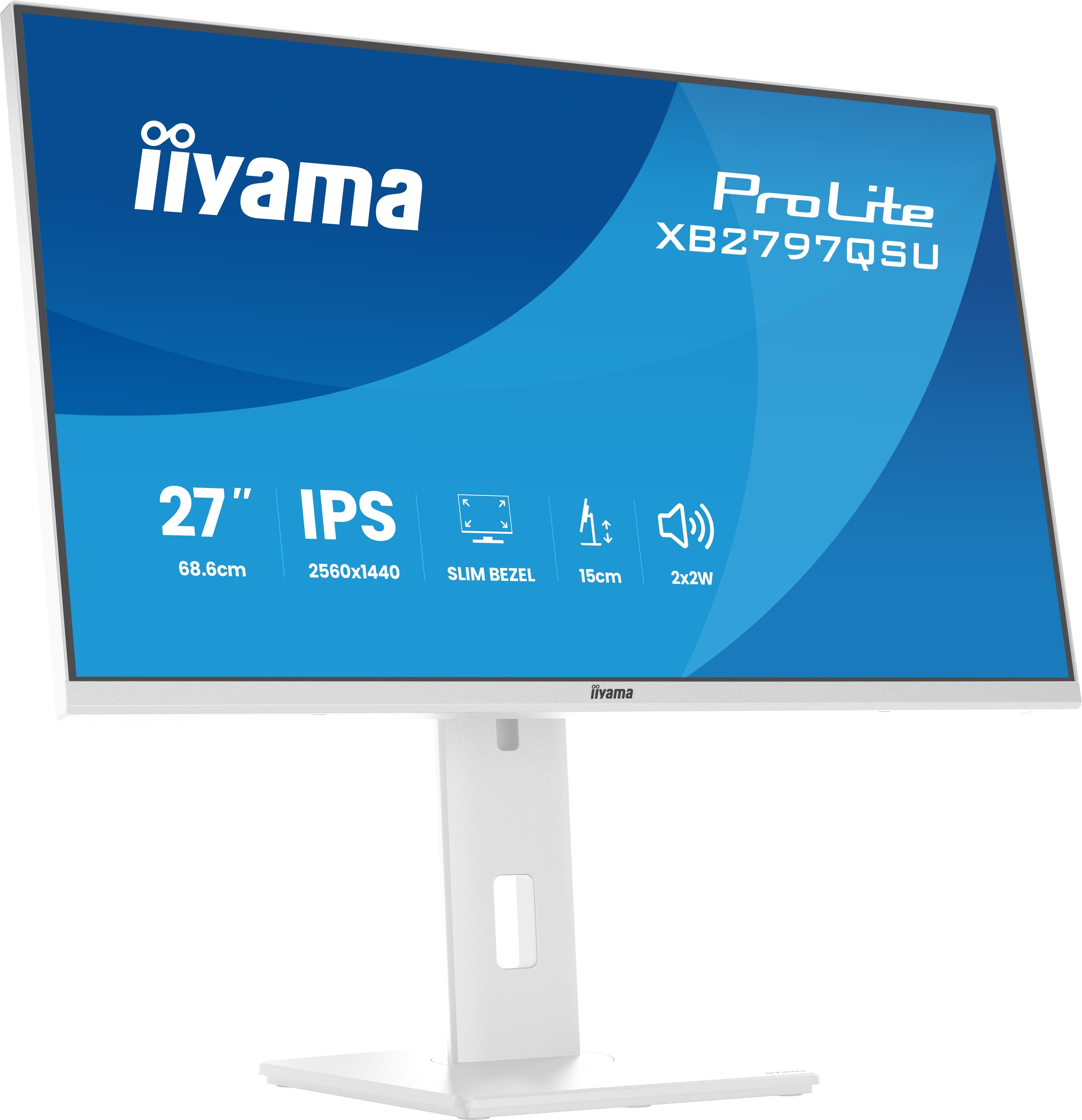 Iiyama 68.6cm 27" Xb2797qsu-W1 16:9 2xhdmi+Dp+2xusb-C