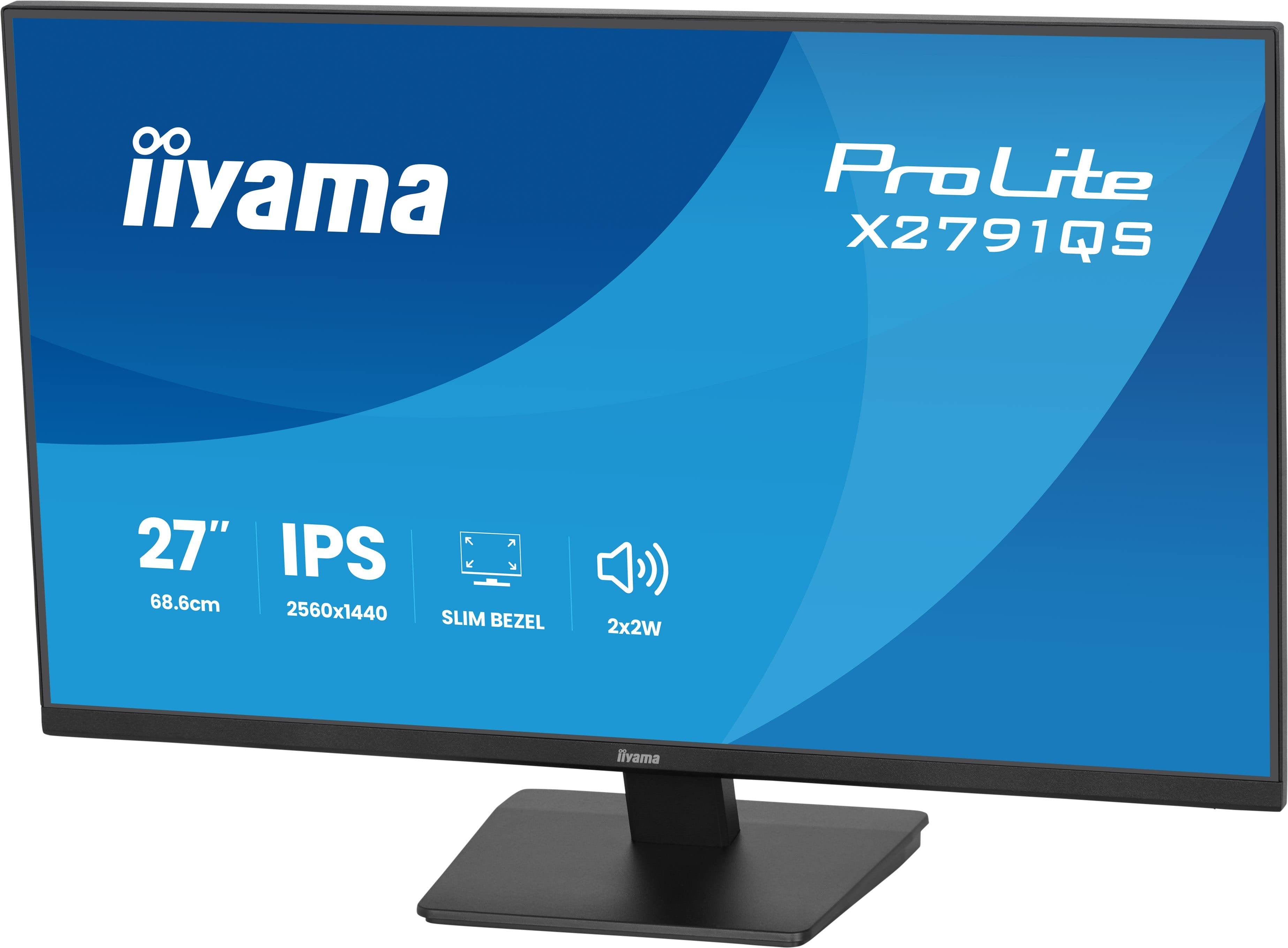Monitor Iiyama 27" Ips, 4-Side Slim Bezel 2560x1440 75hz