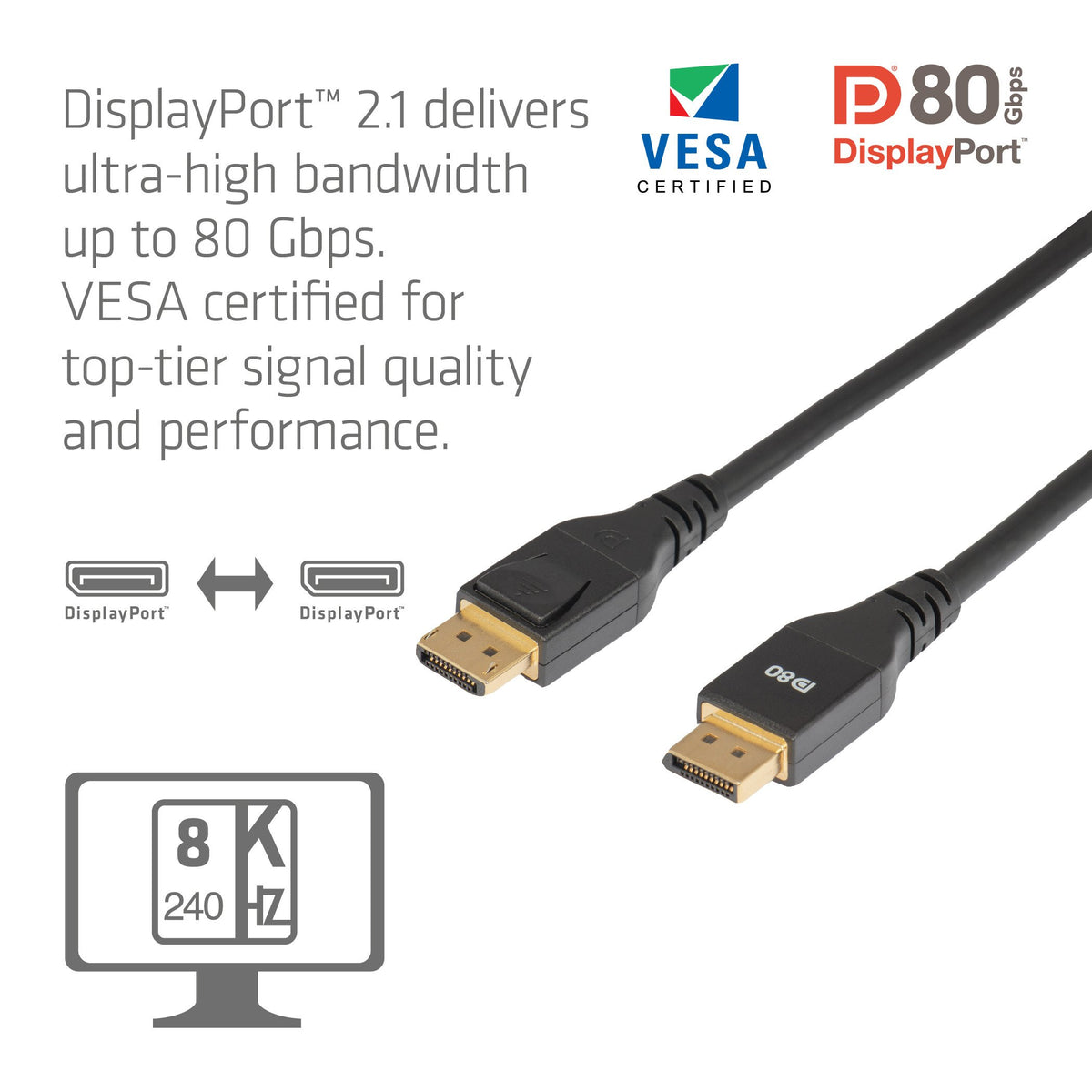 EAN 8719214473549 - CLUB3D CAC-1094 cable DisplayPort Negro imagen 4