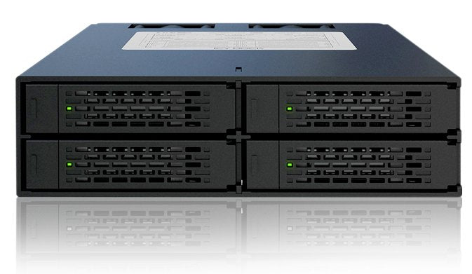 Icy Dock Mb994sp-4sb-1 Panel Bahía Disco Duro 13,3 Cm (5.25") Panel De Instalación Negro