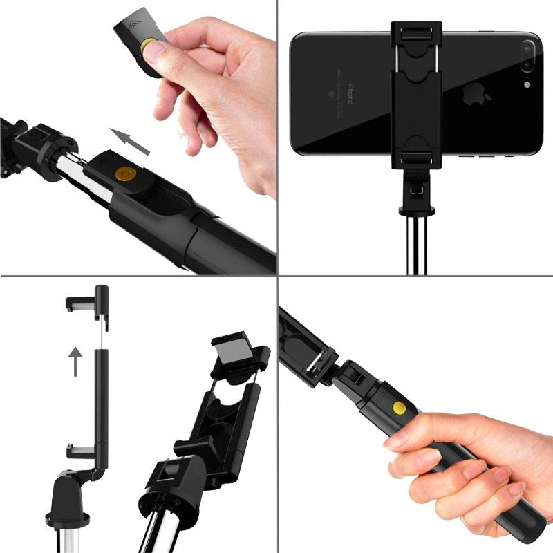 Cool Soporte Tripode Extensible Universal + Mando Selfie Bluetooth