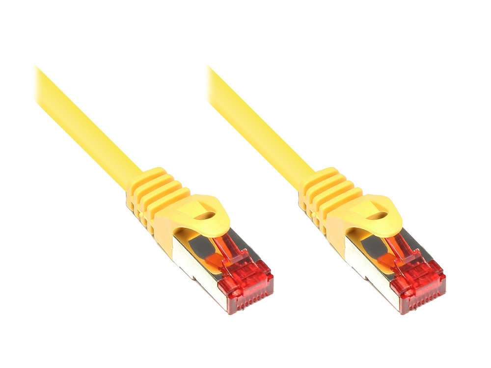Good Connections Patchkabel Cat6 S/Ftp 0,15m Gelb 250mhz