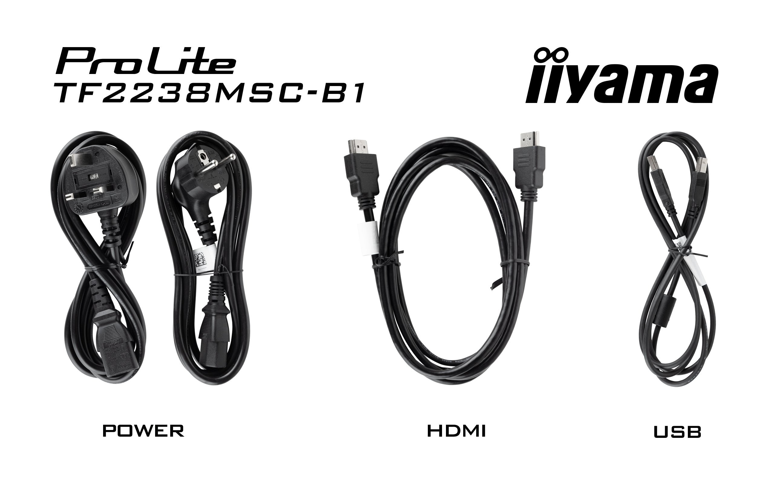 Iiyama 54.5cm 21,5" Tf2238msc-B1 16:9 M-Touch Hdmi+Dp+Usb Retail