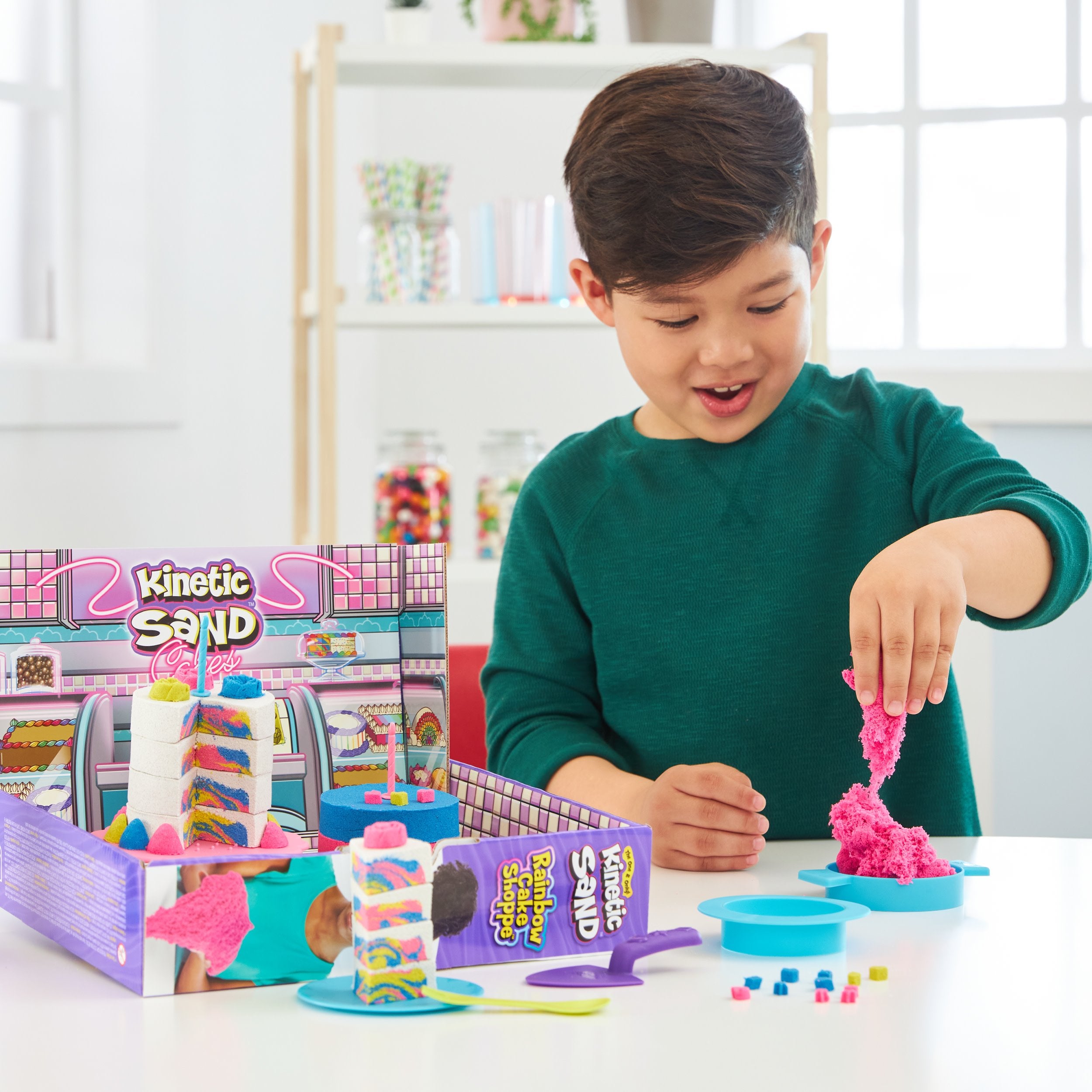 EAN 0778988495575 - Kinetic Sand KNS ACK Rainbow Cake Shoppe MX TRGX GML imagen 7