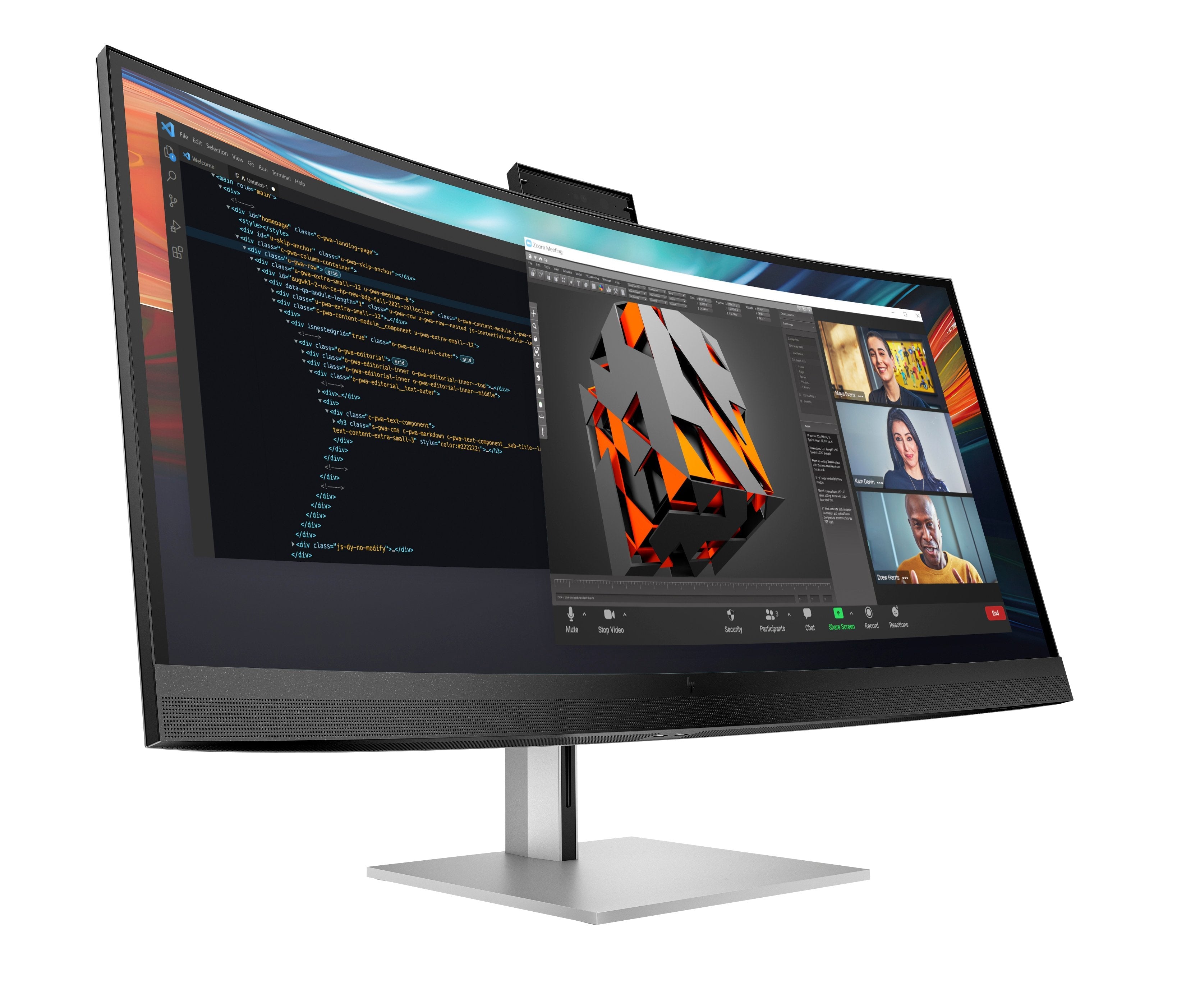 EAN 5715063476710 - HP Series 7 Pro 740pm pantalla para PC 100,8 cm (39.7") 5120 x 2160 Pixeles 5K Ultra HD LCD Gris imagen 2