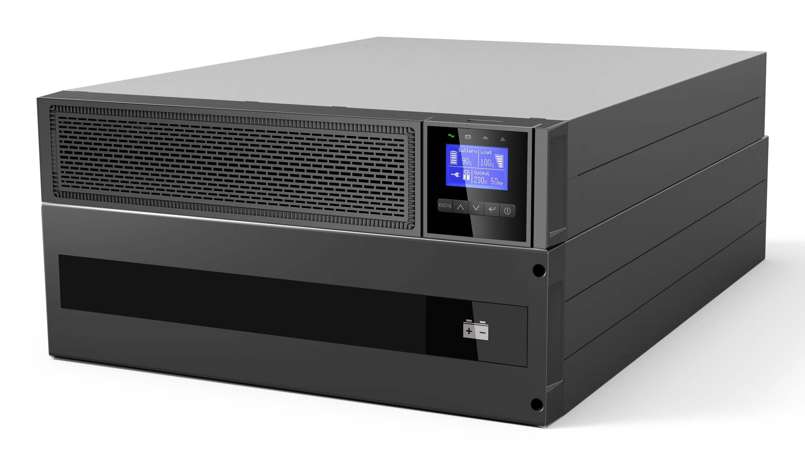 Levelone Usv Online Iot 6kva 6000w Volta Negro