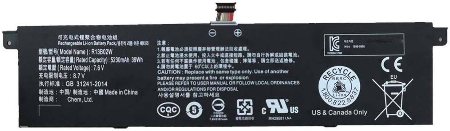 Batería Para Portátil Mi Air 13.3" R13b01w R13b02w