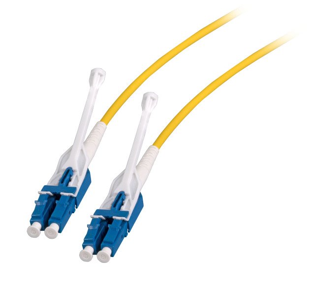 Efb Duplex Cable De Red Push Pull Lc-Lc Os2 G657a1 3m Lszh 3mm Gelb