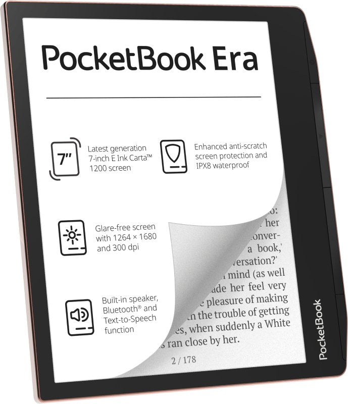Pocketbook Era Stardust Lectore De E-Book Pantalla Táctil 16 Gb Negro, Cobre