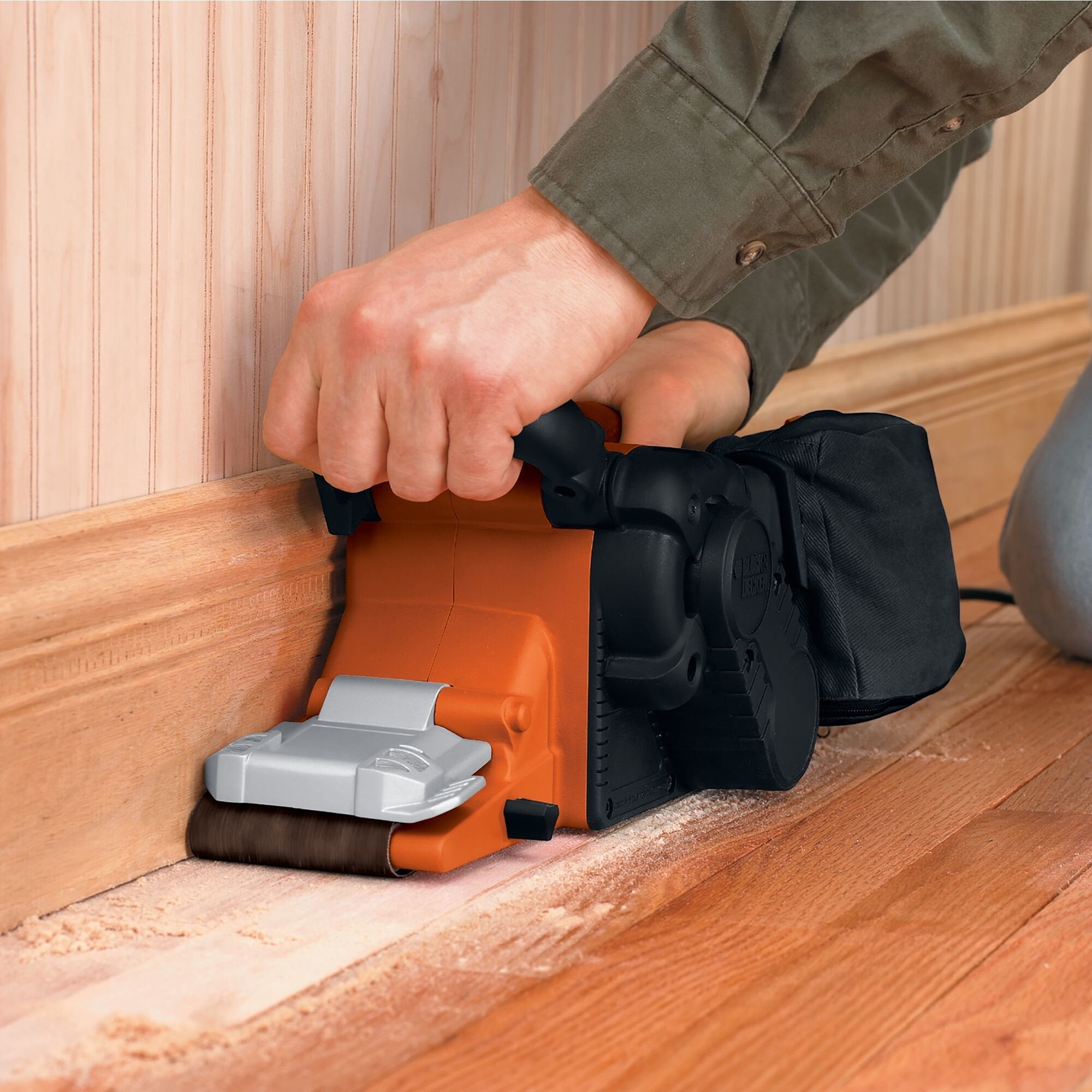 EAN 5035048128718 - Black & Decker KA88 lijadora portátil Lijadora de banda Naranja imagen 3