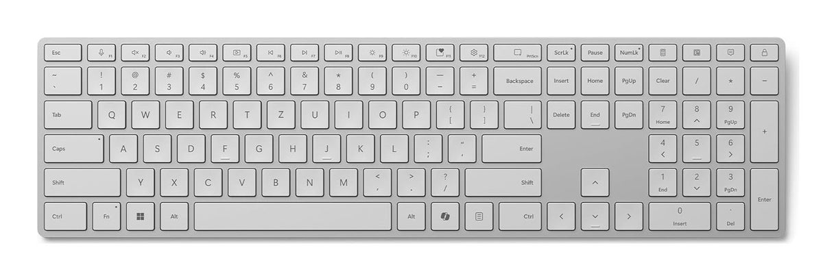 EAN 196388386604 - Microsoft Surface Keyboard (2nd Edition) teclado Hogar / Oficina Bluetooth QWERTZ Alemán Gris imagen 1