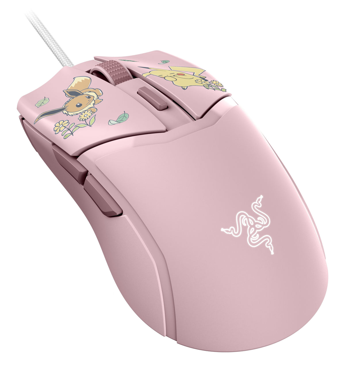 Razer Ratón Cobra Pokemon Pikachu & Evoli Edition Con Cable