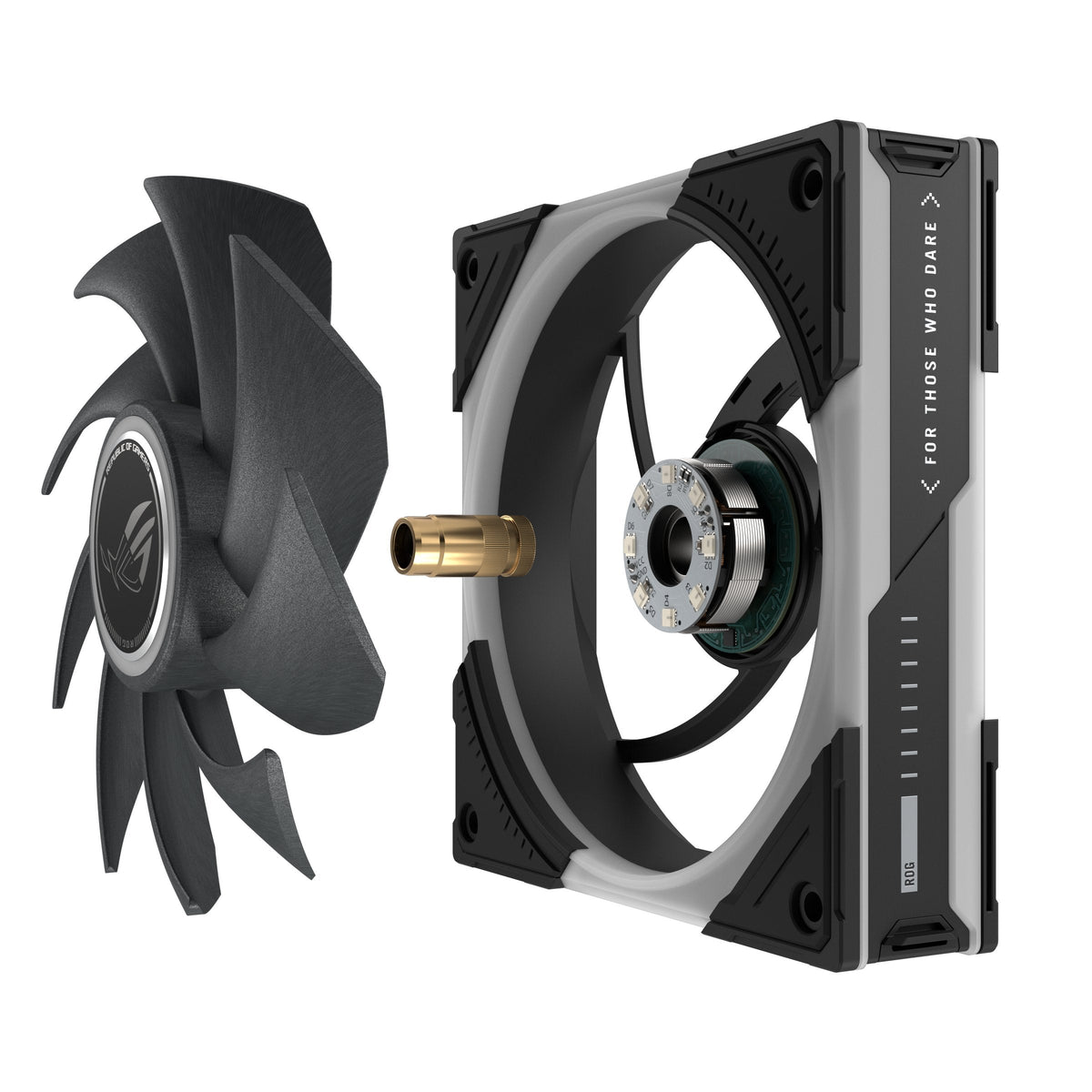 Ventilador Pc Asus Rog Eurux Gr120 Fan Argb Black
