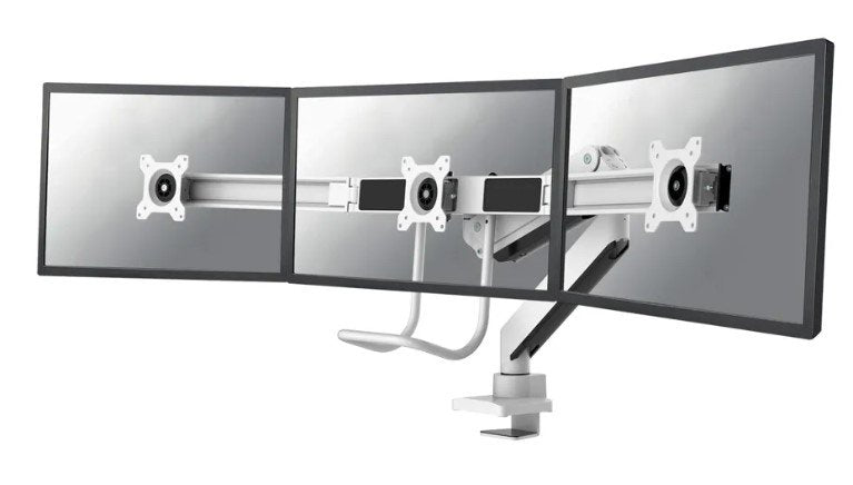 EAN 8717371447519 - Neomounts NM-D775DX3WHITE soporte para monitor 68,6 cm (27") Escritorio Blanco imagen 1