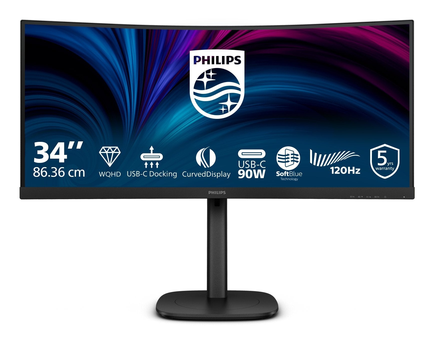 Monitor 34" Philips B-Line 34b2u3600c Va Wqhd