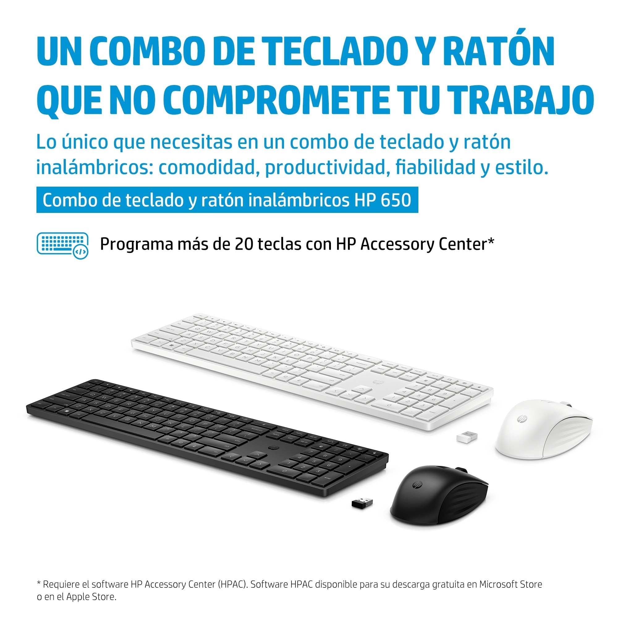 Hp 4r013aa#Abd, Juego De Escritorio Negro