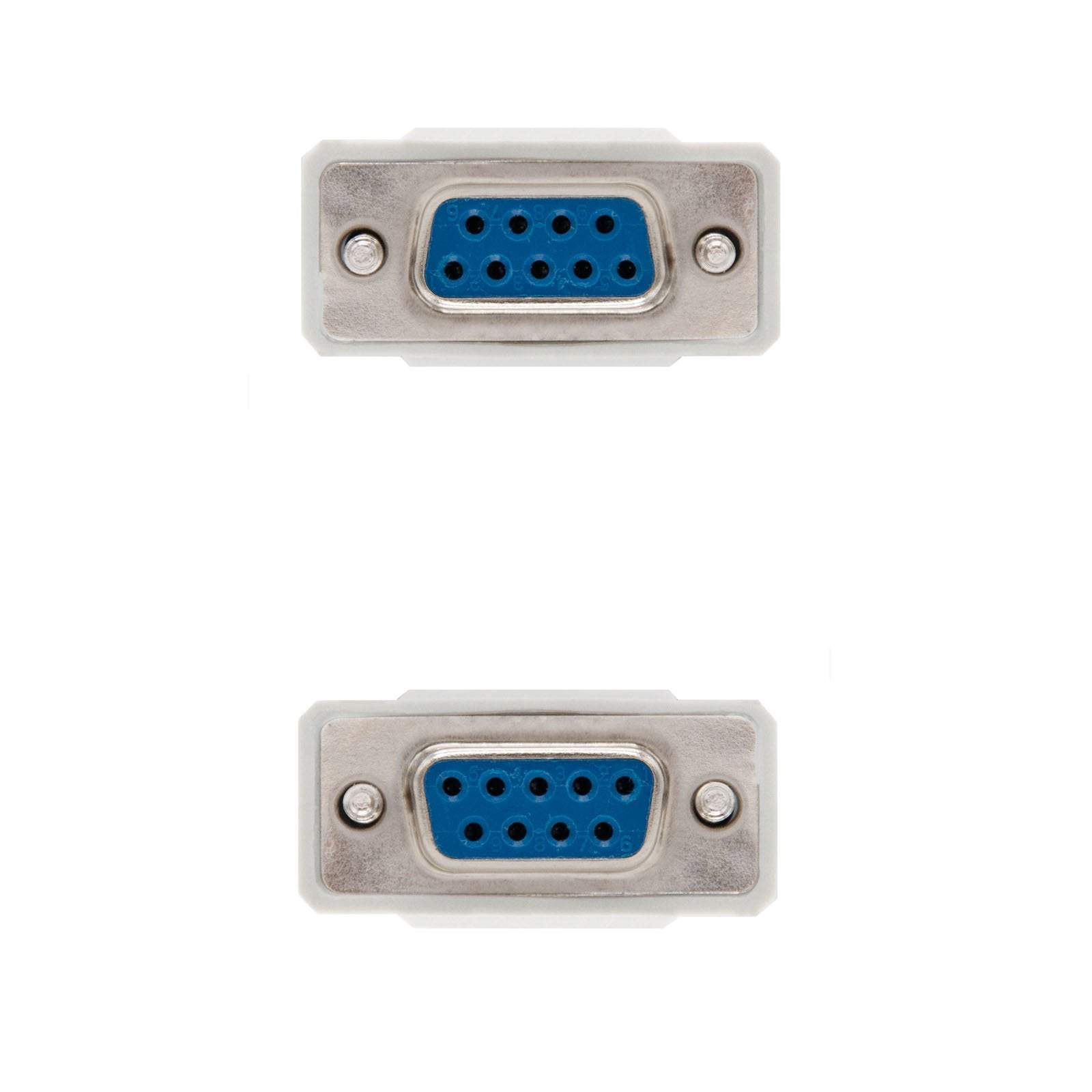 Nanocable Cable Serie Modem Db9 Hembra A Db9 Hembra 1.80m - Beige