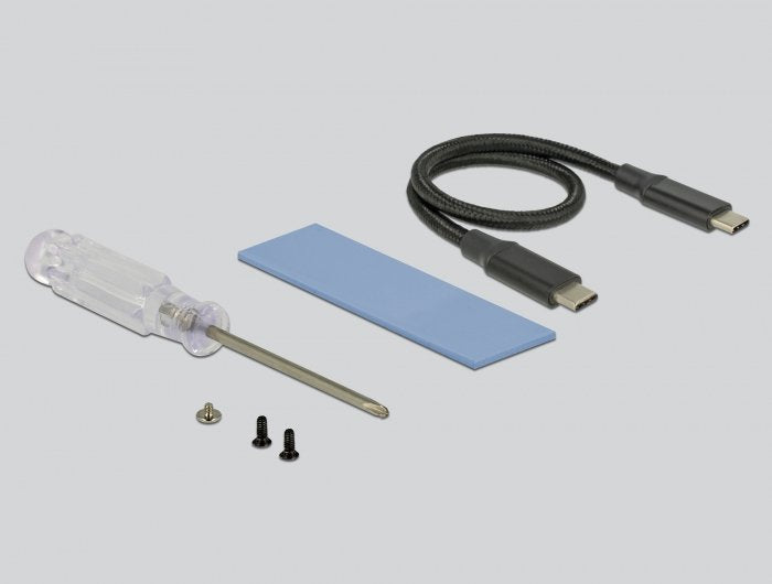 Delock Caja Externa Para M.2 Nvme Pcie Ssd Con Superspeed Usb 10 Gbps (Usb 3.1 Gen 2) Usb Type-C Hembra