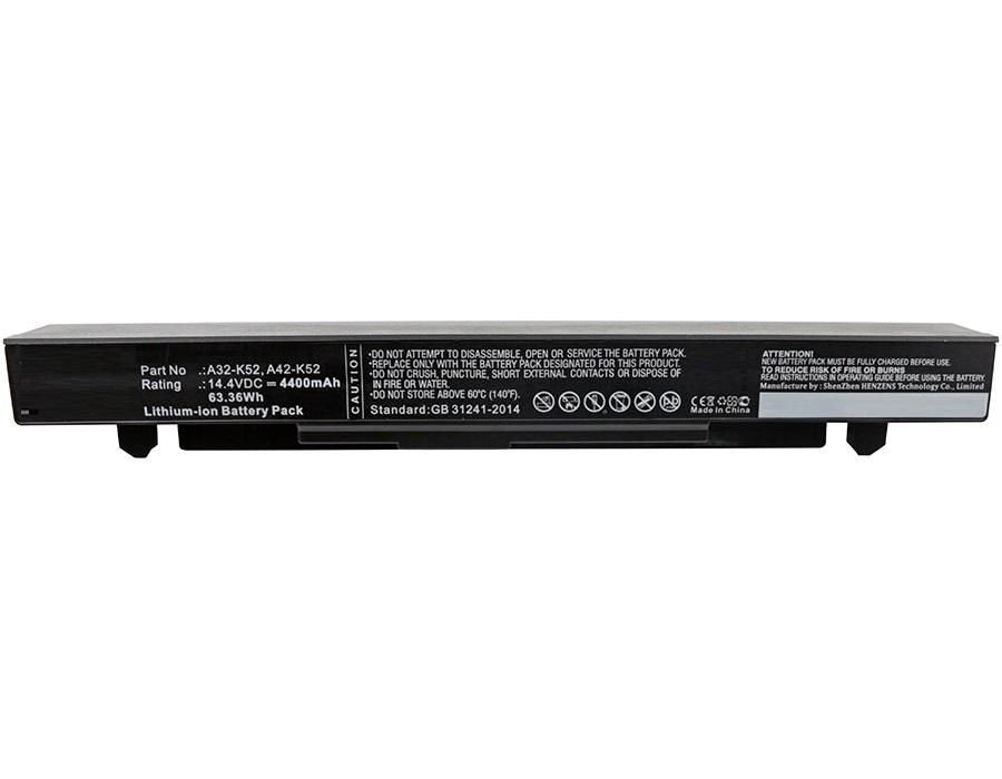 Coreparts Batería Para Asus 63wh Li-Ion 14.4v 4400mah , A450, A450c, A450ca, A450cc, A450l, A450la, A450lb, A450lc, A450v, A450vb