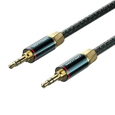 Cable Audio Vention Baygl Jack 3.5 Macho Jack 3.5 Macho 10m Verde Y Negro