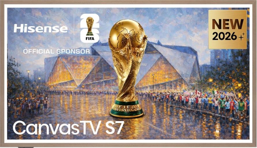 Tv Hisense 65s7s 65" Uhd 4k Qled Canvas Modo Arte Hi-Matte 144hz Gaming