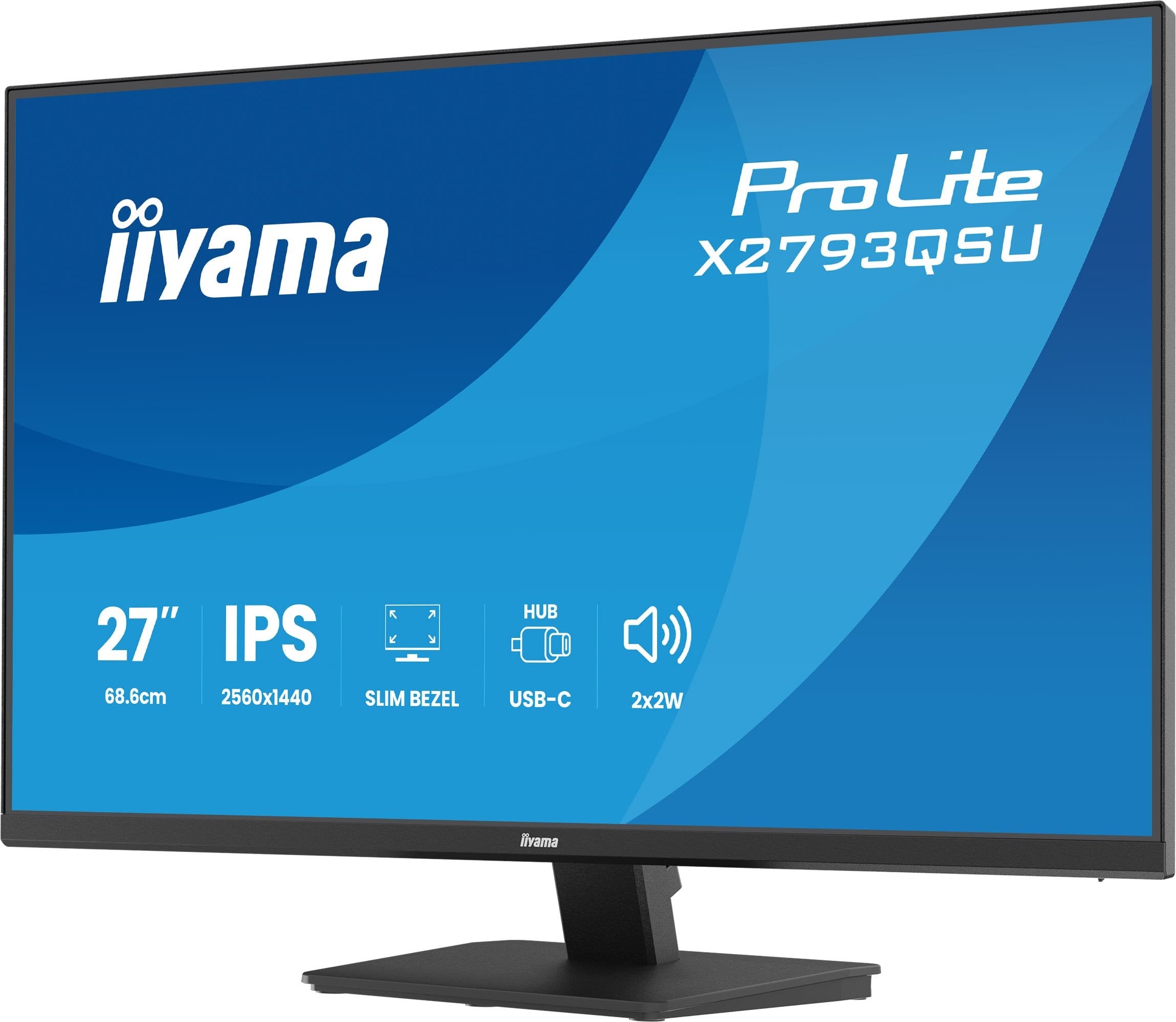 Iiyama 68.6cm 27" X2793qsu-B1 16:9 Hdmi+Dp+2xusb Ips