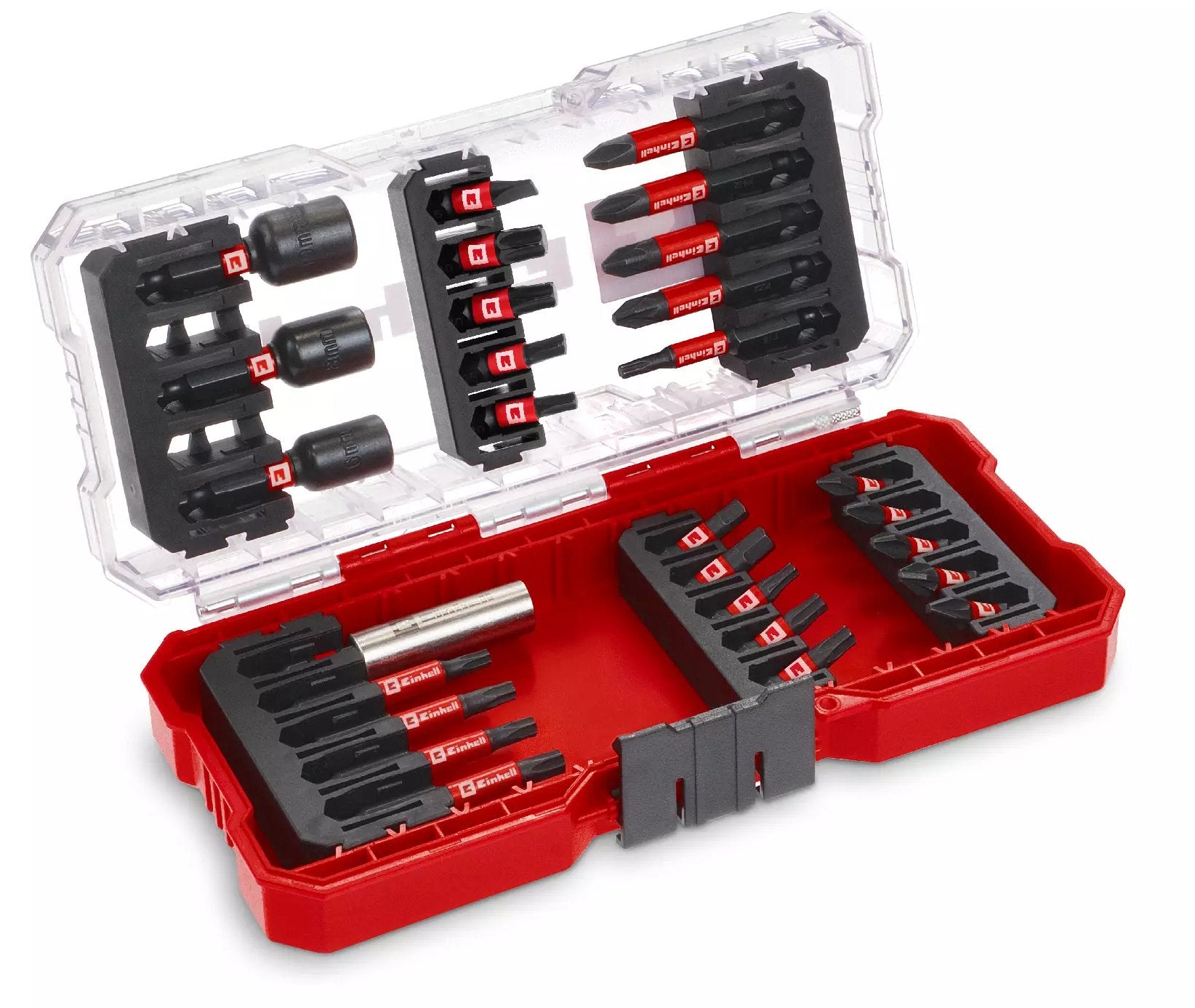 Juego De Puntas Resistentes A Impactos Einhell-Kwb S-Case Con Portapuntas, 28 Piezas, 108703