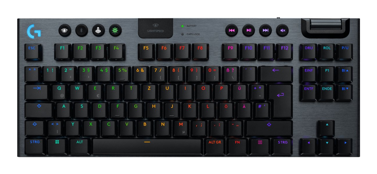 EAN 5099206121829 - Logitech G G915 X Lightspeed teclado Juego USB + RF Wireless + Bluetooth QWERTY Internacional de EE.UU. N imagen 1