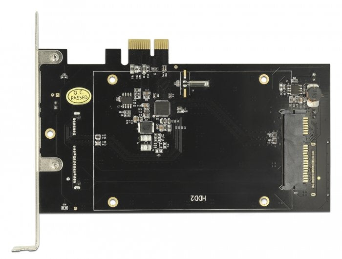 Tarjeta Delock Pcie X1 Para 2x Sata Hdd/Ssd, Controlador   90349